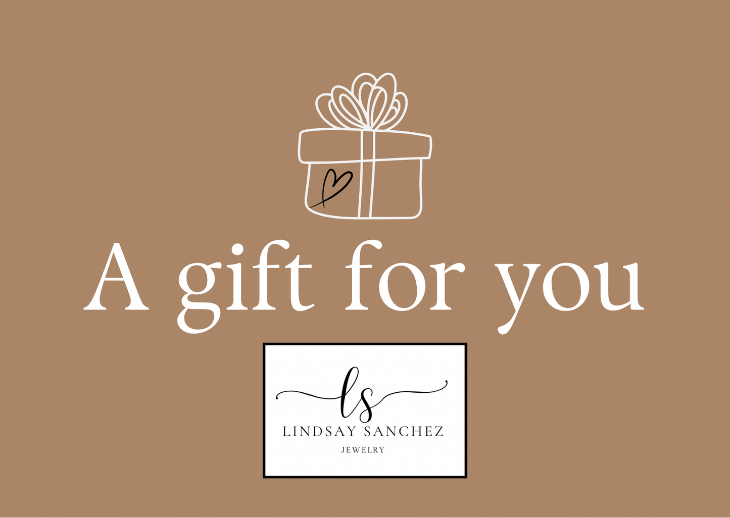 Lindsay Sanchez Jewelry Gift Card