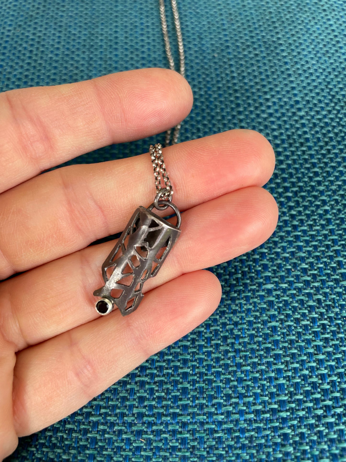 Basilica Necklace with Black Onyx