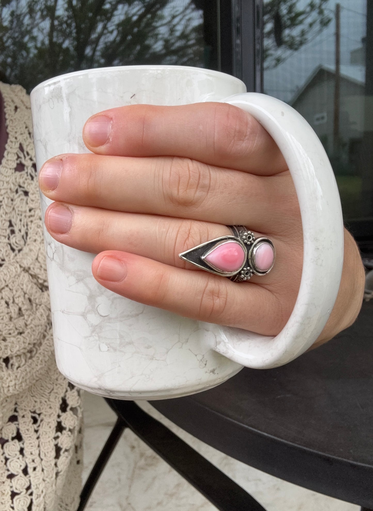 Pink Conch Ring